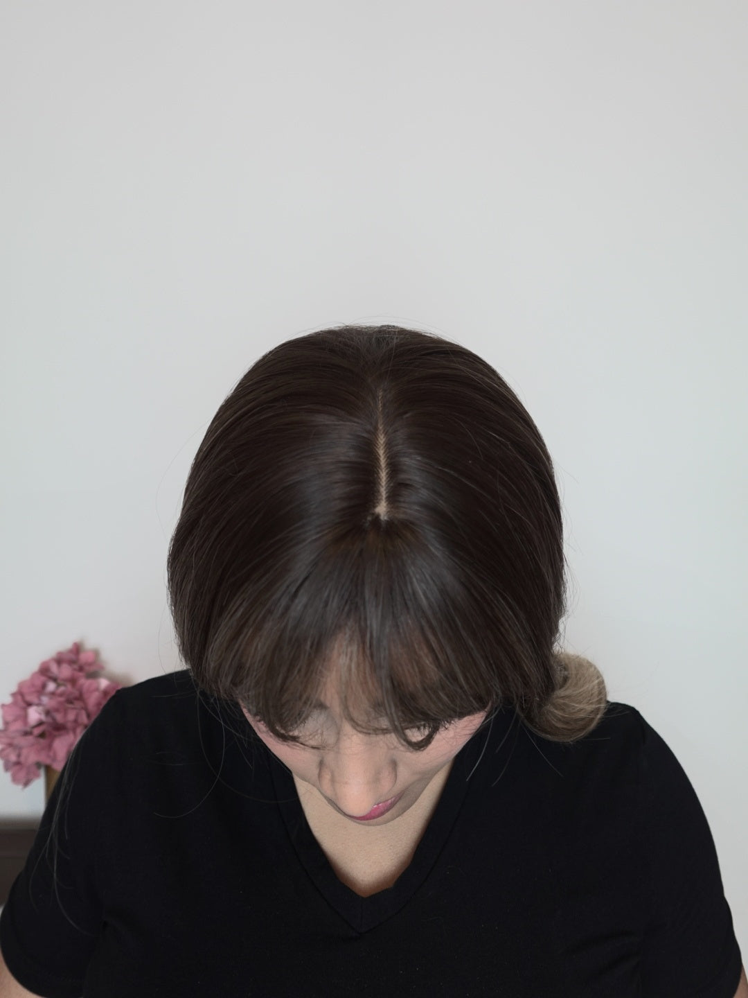 Human-like wig with bangs - L - Balayage 4