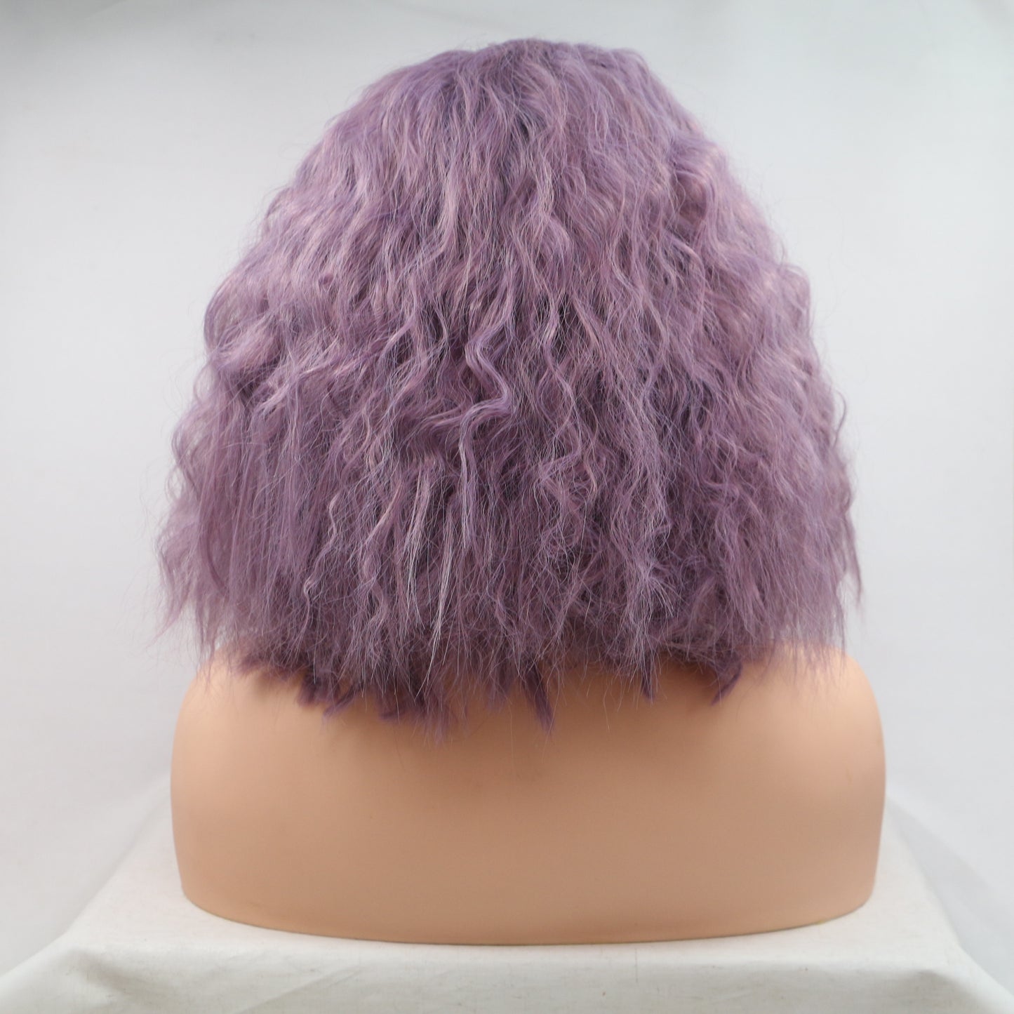 Human-like lace front wig - M - Lavender5