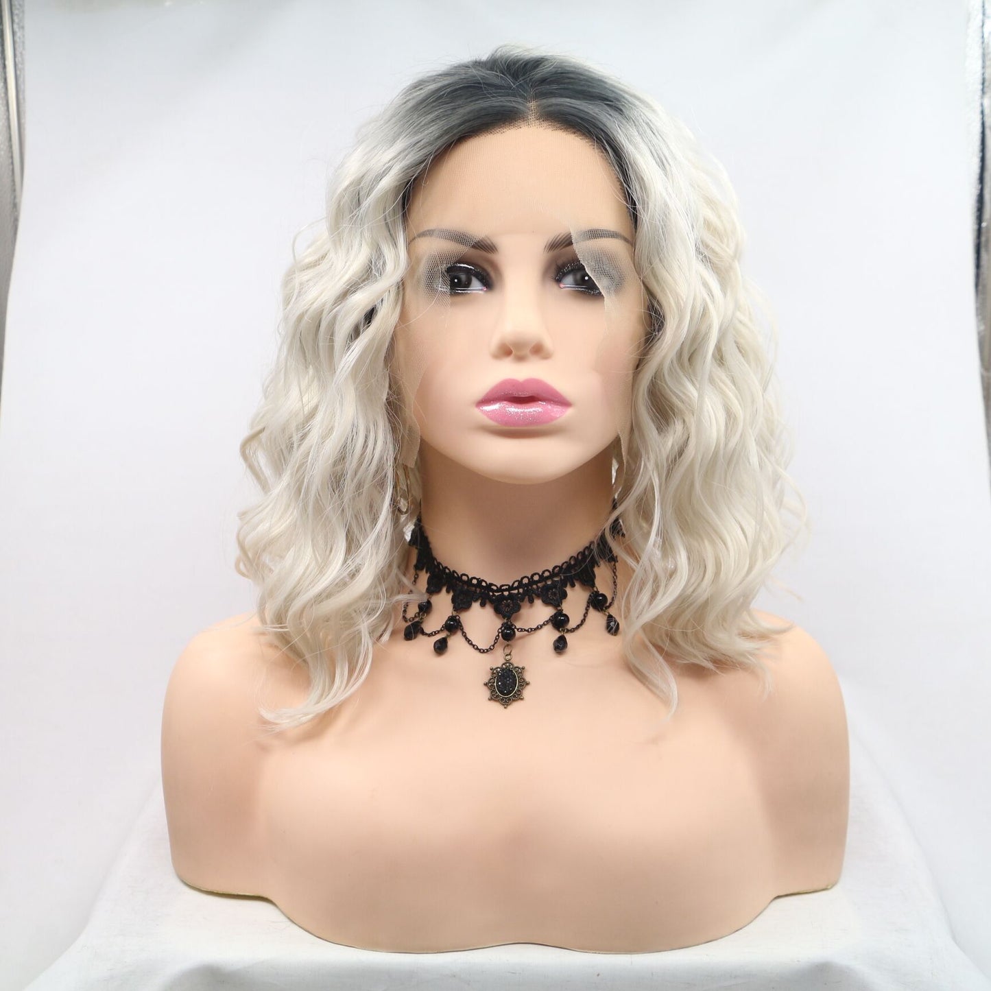 Human-like lace front wig - M - Balayage4