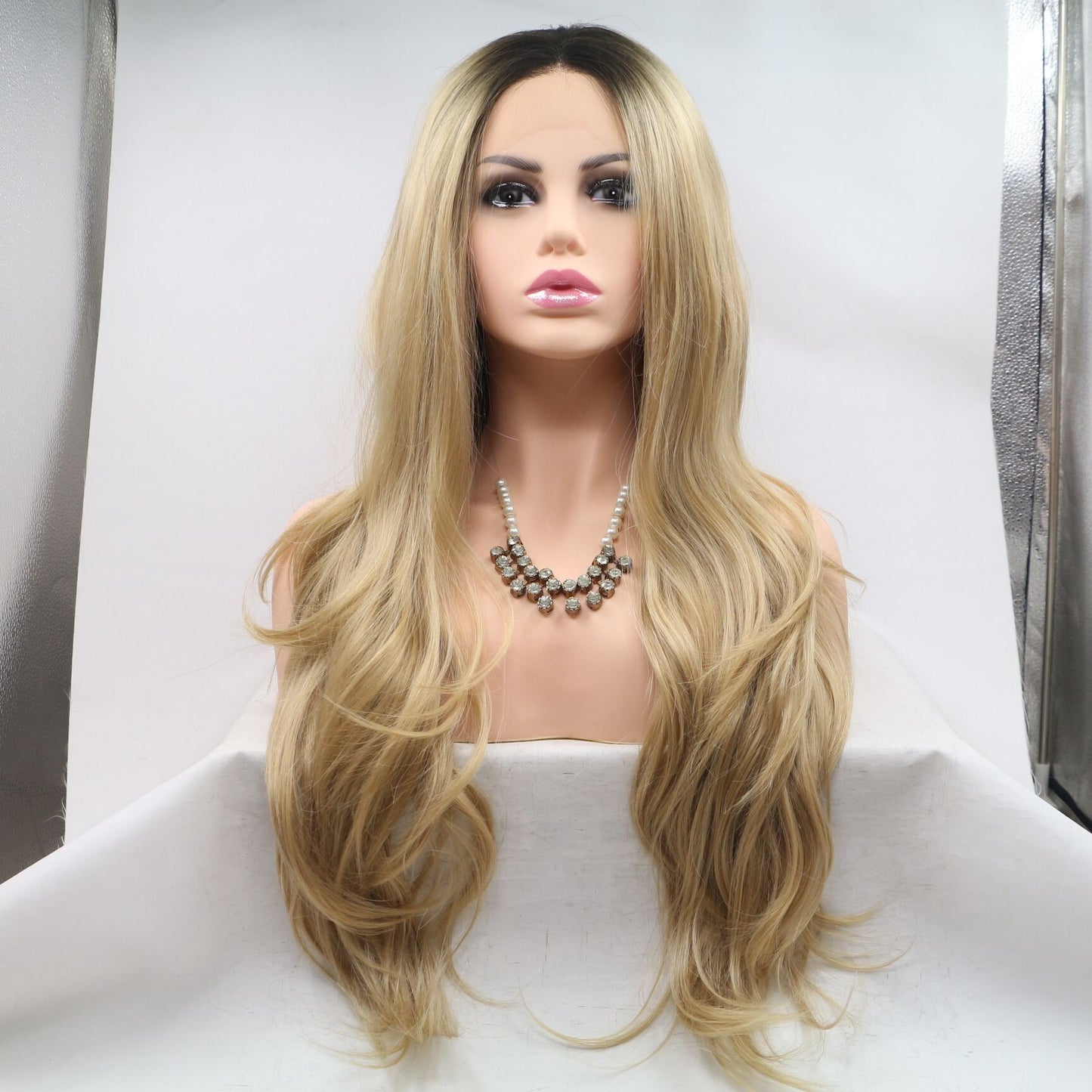 Human-like lace front wig - L - Balayage7