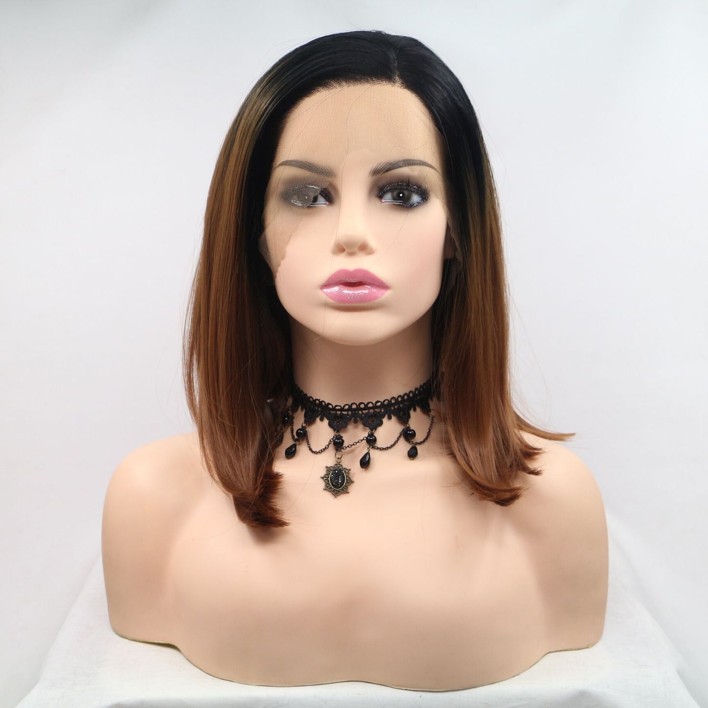 Human-like lace front wig - M - Balayage15