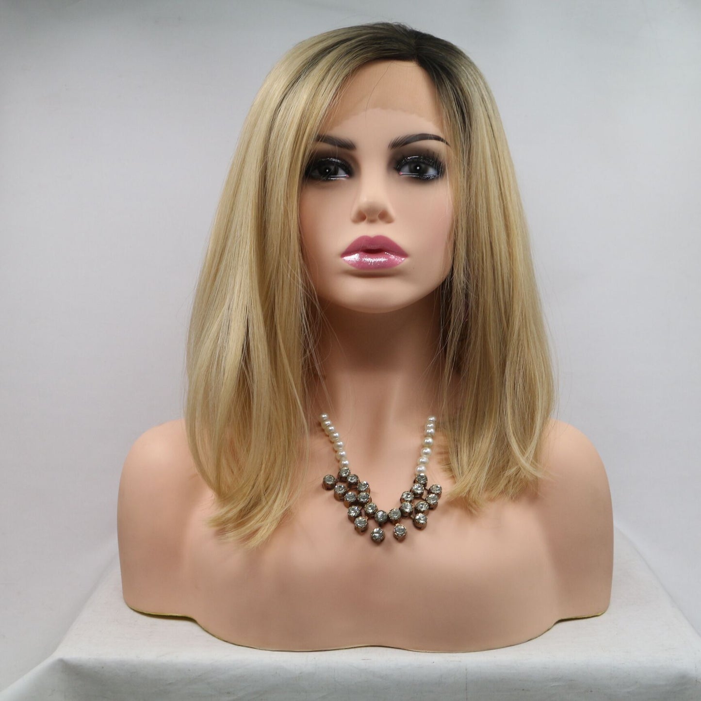 Human-like lace front wig - M - Balayage16