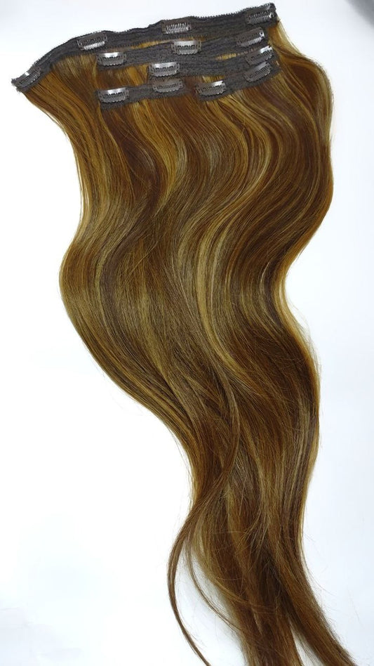 Human-like clip-in hair extensions - Highlights 2