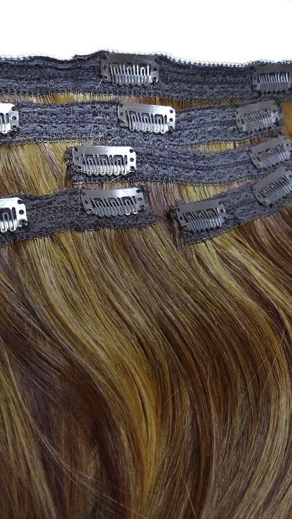 Human-like clip-in hair extensions - Highlights 2