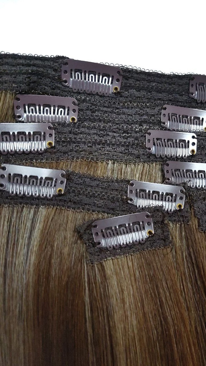 Human-like clip-in hair extensions - Highlights 1